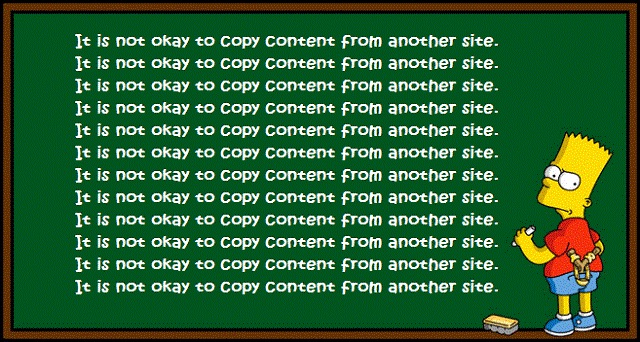 Don’t just steal something off the web which is dead obvious! Don’t just steal something off the web which is dead obvious!