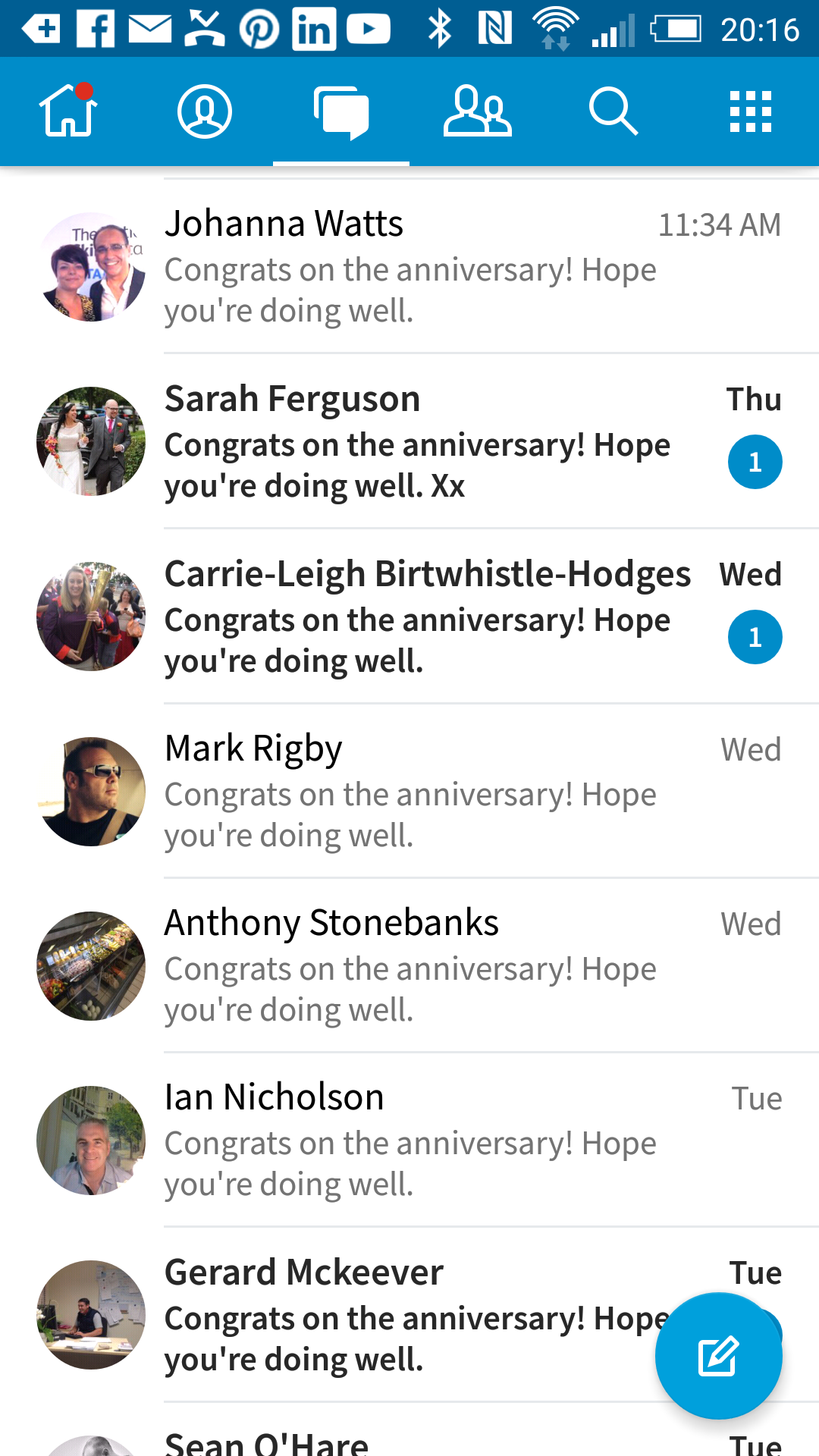 LinkedIn Congratulations Messages